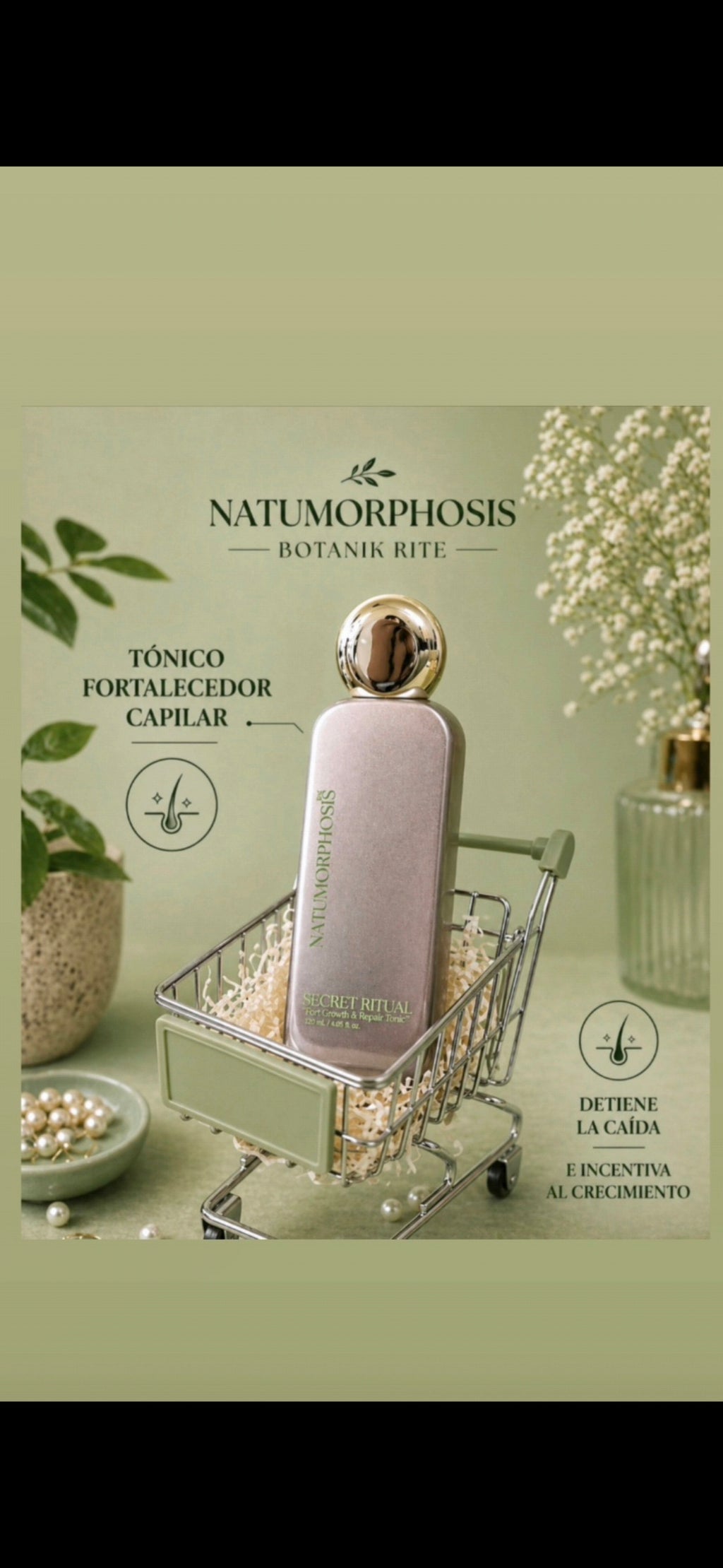 Secret Ritual Tonic – Tónico fortalecedor e incentivador capilar -120 ml